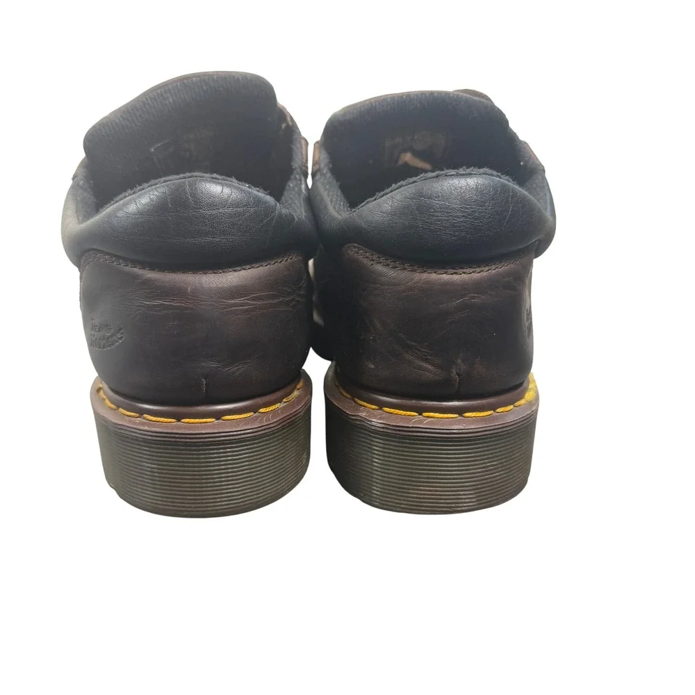 DR. MARTENS Made in England 8052 Brown Leather Work Boots Size 12‎